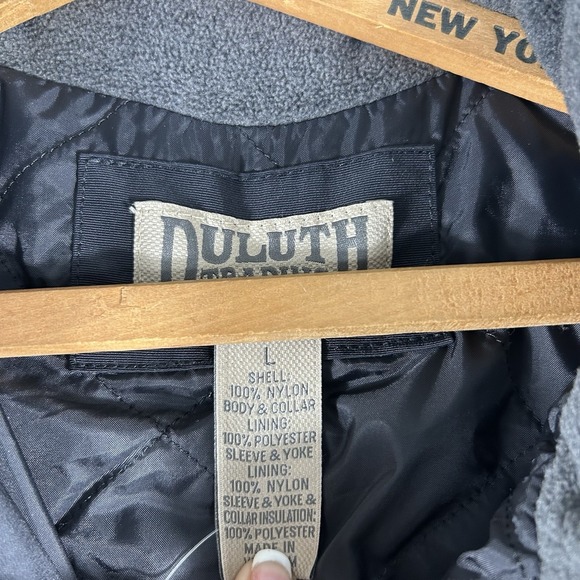 Duluth Trading Grab Fleece-Lined Jacket Mens Wind proof Water Repellent Size L - Picture 4 of 8